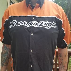 Harley Davidson button shirt